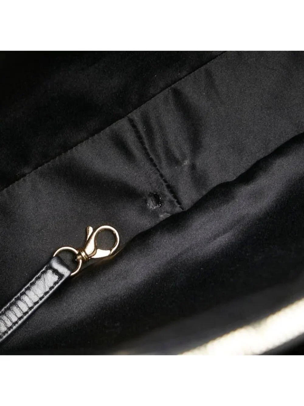 Chanel Quilted CC Logo Tote Shoulder Bag Black Caviar Leather